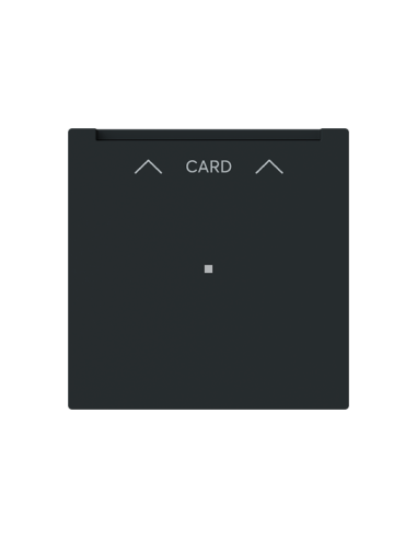 1792 U-45M | cardholder 16A NO z diodą | art linear 45M czarny matowy