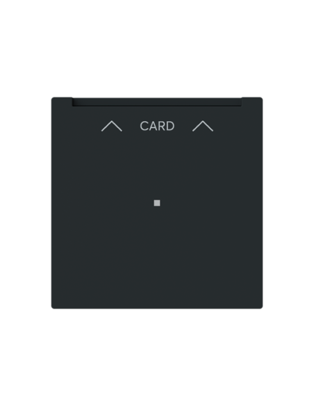 1792 U-45M | cardholder 16A NO z diodą | art linear 45M czarny matowy