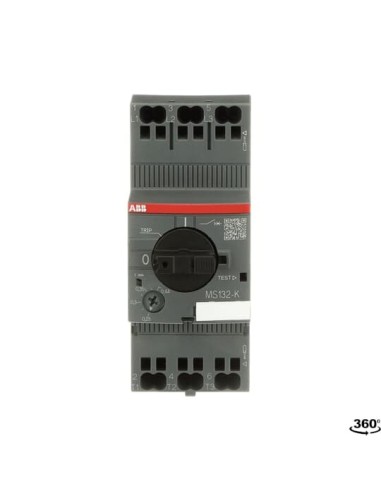 Wyłącznik silnikowy MS132-0.4K z terminalami sprężynowymi wtykowymi