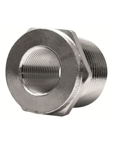 Adapter sześciokątny ATEX EXD mosiądz niklowany 1NPT-M32 kolor metaliczny