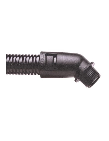 AL13/038/45/BL ADAPTAFLEX 45D PA66 FITTING 3/8NPT 13MM-BL