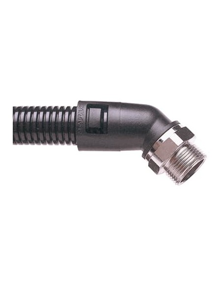 AL13/PG9/S45/BL ADAPTAFLEX 45D SWL PA66/NPB FTG PG9 13MM-BL