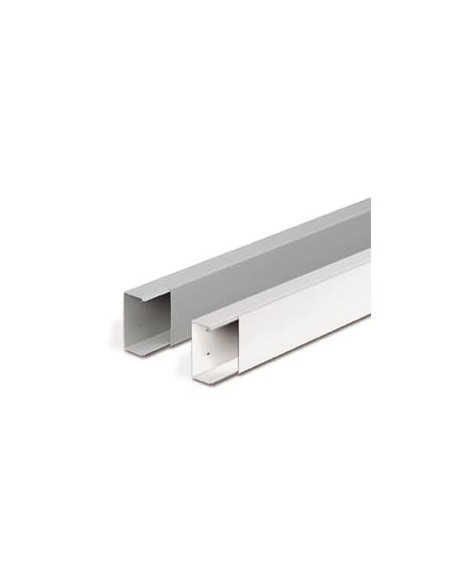 Kanał.PVC P.(4/3) M430040000 Z.pokr.bez.przedz [2000 x 80x40] -20°+60°C UL.94.V-0 IP40