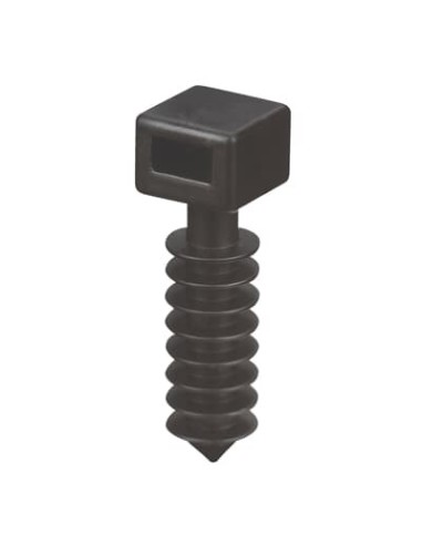 Kołek.ścienny  TC5359 19,12x38,4 Opaski do:12,7mm [K].Czarny