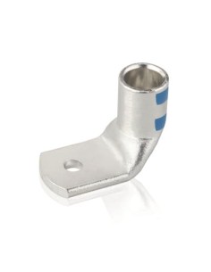 Końc.rurowa 90° grubościenna 50M8-A-90 50mm2/M8 Matryca:14,5 Ozn:[K].Niebieskie