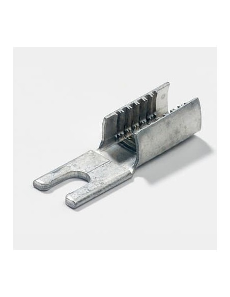 Końc.widełki Złącz.przebij.izol 22F066 DRUT:1,27-4,06 ZŁ:23,1/7,6 M3 Metal