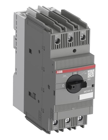 Wyłącznik silnikowy MO165-65B z zabezpieczeniem elektromagnetycznym RAIL