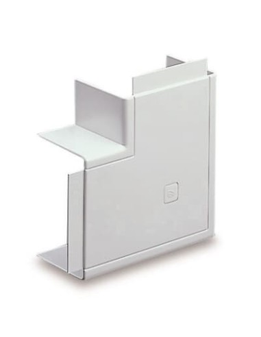 Narożnik.90°.PVC P.(4/5) M431640000 Płaski Do.kan.bez.przedz [60 x 80] IP40 K.Biały.RAL.9016