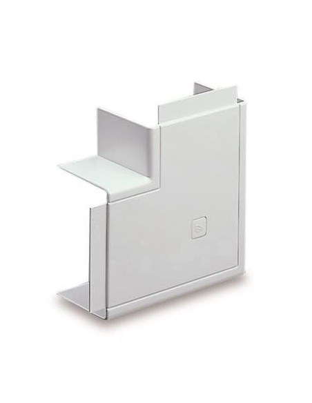 Narożnik.90°.PVC P.(4/5) M431640000 Płaski Do.kan.bez.przedz [60 x 80] IP40 K.Biały.RAL.9016