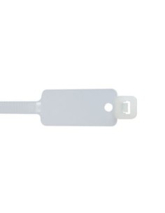 Opaska.z.tabliczką  L-7-50ID-9-C 7TAG054640R0003 PA6.6 [200 x 4,7] [22,4kG] [K].Biały Transp