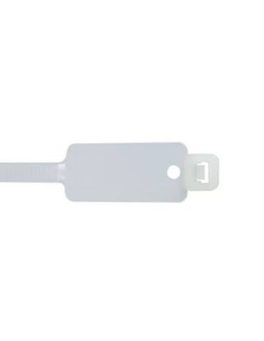 Opaska.z.tabliczką  L-7-50ID-9-C 7TAG054640R0003 PA6.6 [200 x 4,7] [22,4kG] [K].Biały Transp