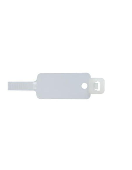 Opaska.z.tabliczką  L-7-50ID-9-C 7TAG054640R0003 PA6.6 [200 x 4,7] [22,4kG] [K].Biały Transp