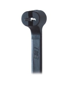 Opaska  TY242MX 7TAG009130R0004 PA6.6 HSUV [204 x 3,6] [18,4kG] -60°+105°C [K].Czarny UV