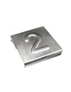 Oznacznik 2  YID-CHAR-2 7TCG009470R0066 SS316 [9,2 x 8] Metaliczny