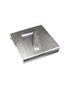 Oznacznik 7  YID-CHAR-7 7TCG009470R0071 SS316 [9,2 x 8] Metaliczny