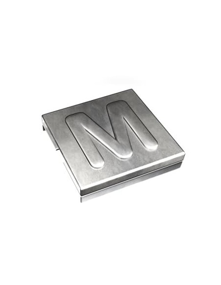 Oznacznik M  YID-CHAR-M 7TCG009470R0089 SS316 [9,2 x 8] Metaliczny