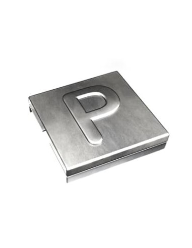 Oznacznik P  YID-CHAR-P7TCG009470R0093 SS316 [9,2 x 8] Metaliczny
