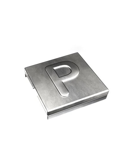 Oznacznik P  YID-CHAR-P7TCG009470R0093 SS316 [9,2 x 8] Metaliczny