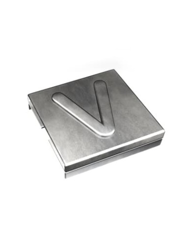 Oznacznik V  YID-CHAR-V 7TCG009470R010 SS316 [9,2 x 8] Metaliczny