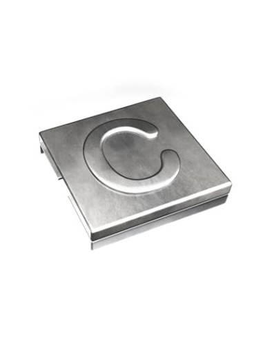 Oznacznik C  YID-CHAR-C 7TCG009470R0078 SS316 [9,2 x 8] Metaliczny