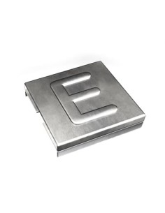 Oznacznik E  YID-CHAR-E 7TCG009470R0080 SS316 [9,2 x 8] Metaliczny