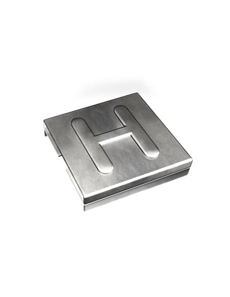 Oznacznik H  YID-CHAR-H 7TCG009470R0084 SS316 [9,2 x 8] Metaliczny