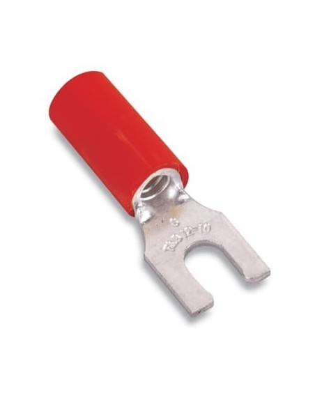 RA18-10FL STA-KON INSNYL LKG FORK TERM 22-16 No10 RED