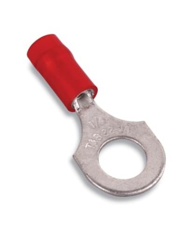 RA18-38 STA-KON INS NYL RING TERM 22-16 BLT 46237 RED