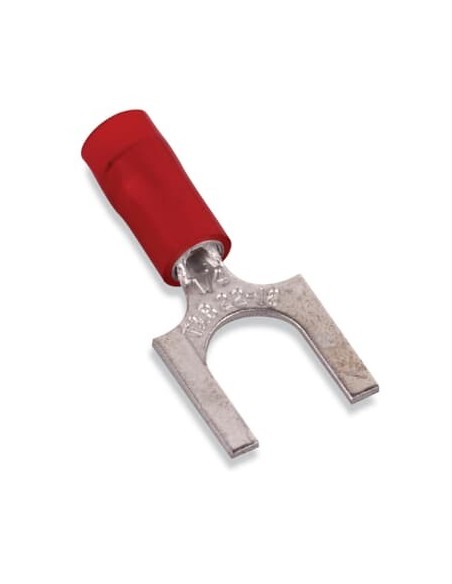 RA18-8F STA-KON INS NYL FORK TERM 22-16 BLT No8 RED