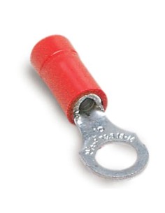 RA727 STA-KON INS VINYL RNG TERM 22-16 5/16IN RED