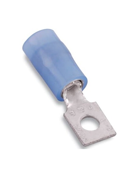 RB484 STA-KON INSNYL RECT RNG TERM 16-14 No6 BLUE