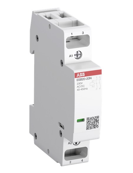 Stycznik ESB20-11N-04 20A (AC-1 AC-7a) 9A (AC-3) 110V AC DC 1NO 1NC