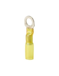 RCS10-14X STA-KON HEAT-SHR RING TERM, 12-10, 1/4, YEL