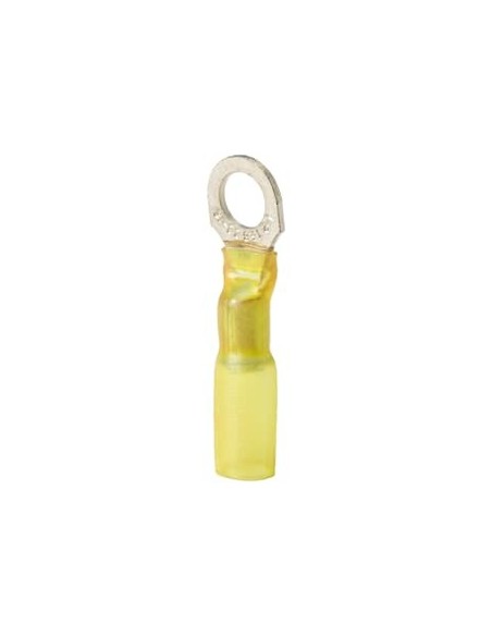 RCS10-14X STA-KON HEAT-SHR RING TERM, 12-10, 1/4, YEL