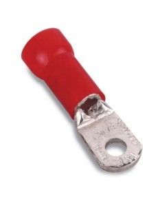 RD10721 STA-KON INS NYL RING TERM, 8AN, 5/16, RED