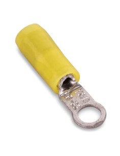 RZ22-2 STA-KON INSNYL RING TERM, 26-22, No2, YELLO