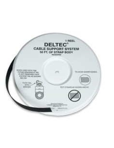 Taśma Deltec  696-41794 7TAA159090R0000 DEL [304,8m x 12,7mm] [113,2kG] -40°+85°C [K].Czarny UV