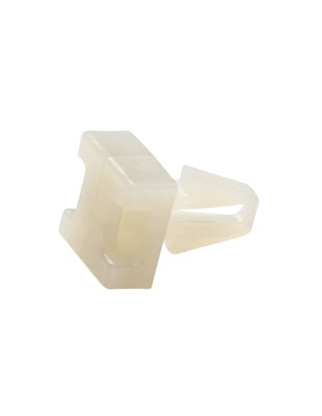 Zatrzask.powierzchniowy  TC823-TB Płyty:0,1-3,2mm Opaski do:4,8mm [K].Biały Transp