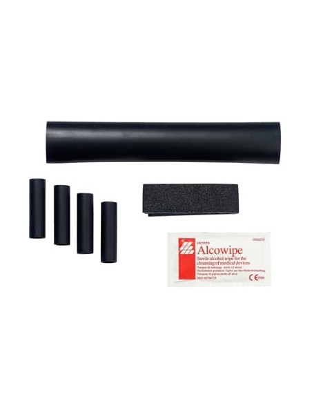 Zestaw.rurek.600V VMS3 L:4x0,1m + 1x0,37m D:5x22/6/1x55/16mm Czarne