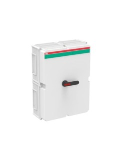 OT630KFCC3B Rozłącznik w obudowie 3P 400V AC22 570A obudowa IP65 plastikowa rączka czarna blokada drzwiczek w pozycji I (ON