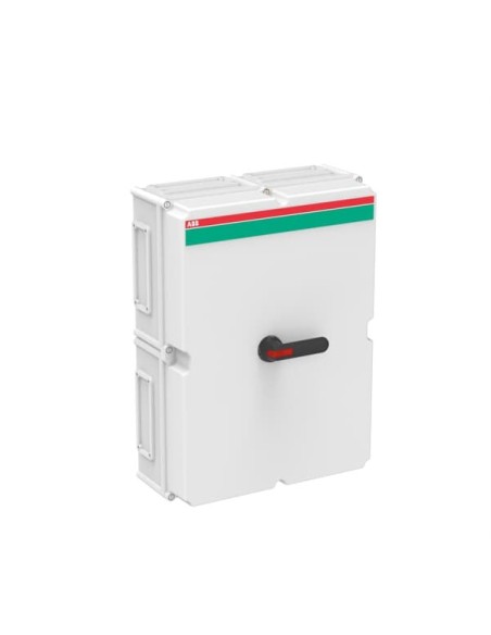 OT800KFCC3B Rozłącznik w obudowie 3P 400V AC22 720A obudowa IP65 plastikowa rączka czarna blokada drzwiczek w pozycji I (ON