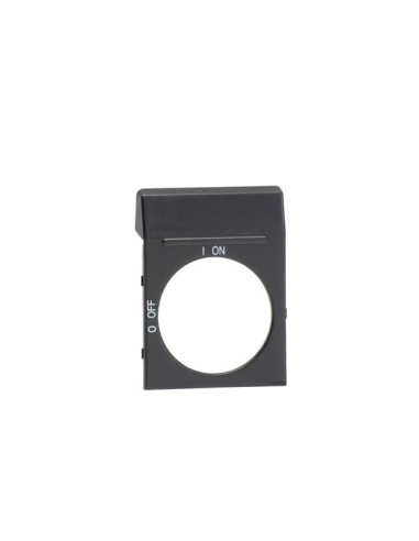 OPB2 Czarna tabliczka bez opisu do pokręteł typu OH2_