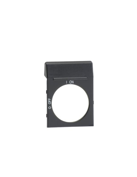 OPB2 Czarna tabliczka bez opisu do pokręteł typu OH2_