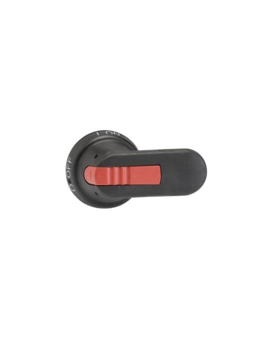 OHB80J6T Rączka czarna IP65 długość 80mm na wałek 6mm oznaczenie: Test-OFF-ON Test-0-I blokada kłódkowa w pozycji OFF blok