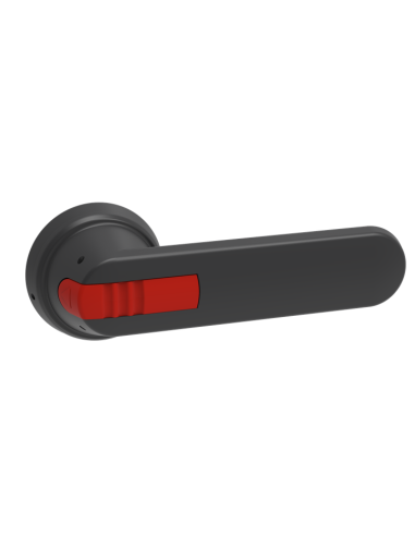 OHB145J12E011 Rączka czarna IP65 długość 145mm na wałek 12mm oznaczenie: I-0-II blokada kłódkowa w pozycji 0 blokada otwar