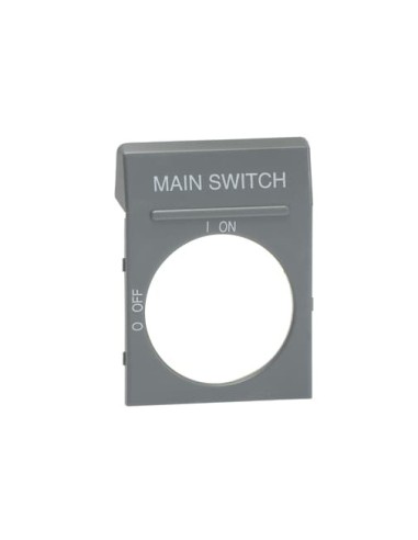 OPG2EN1 Szara tabliczka z opisem MAIN SWITCH do pokręteł OH2_