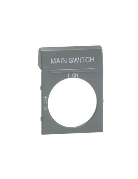 OPG2EN1 Szara tabliczka z opisem MAIN SWITCH do pokręteł OH2_