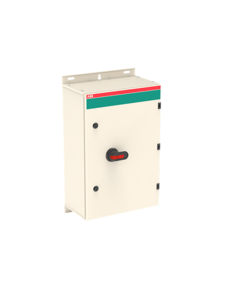 OT200KLUU3BZ Rozłącznik w obudowie 3P 400V AC22 200A obudowa IP65 z blachy stalowej rączka czarna blokada drzwiczek w pozyc