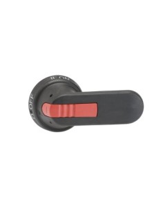 OHB95J12E011 Rączka czarna IP65 długość 95mm na wałek 12mm oznaczenie: I-0-II blokada kłódkowa w pozycji 0 blokada otwarci