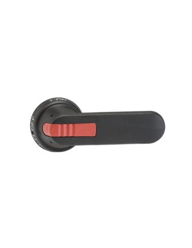 OHB125J12T Rączka czarna IP65 długość 125mm na wałek 12mm oznaczenie: Test-OFF-ON Test-0-I blokada kłódkowa w pozycji OFF